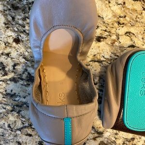 Tieks Taupe Ballet Flats